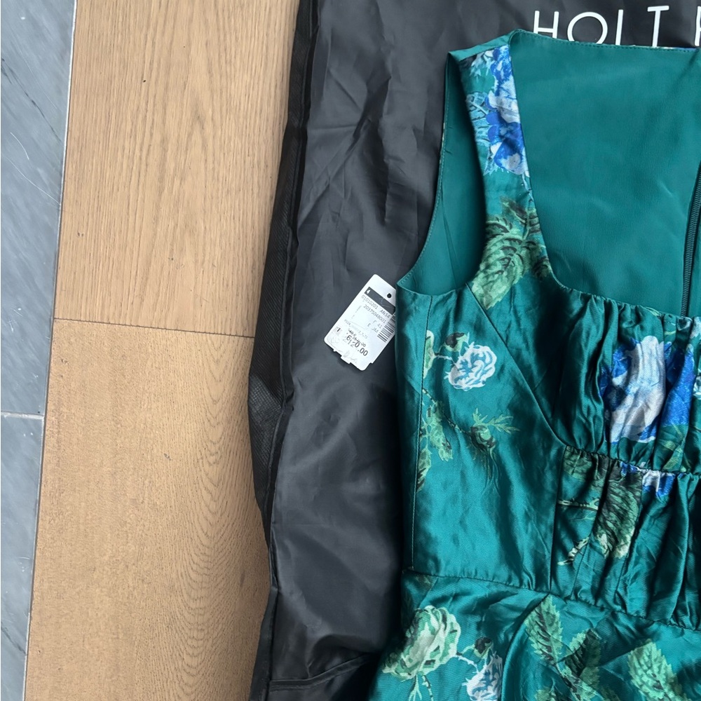 Erdem Floral Green Dress - Picture 3 of 5